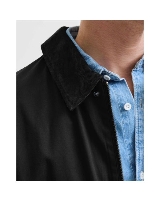 Jack & Jones Black Utility Barn Jacket for men