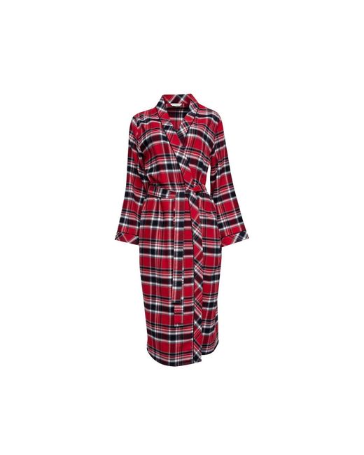 Cyberjammies Red Clarissa Long Dressing Gown