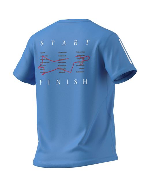 Adidas Blue Ber Half T W