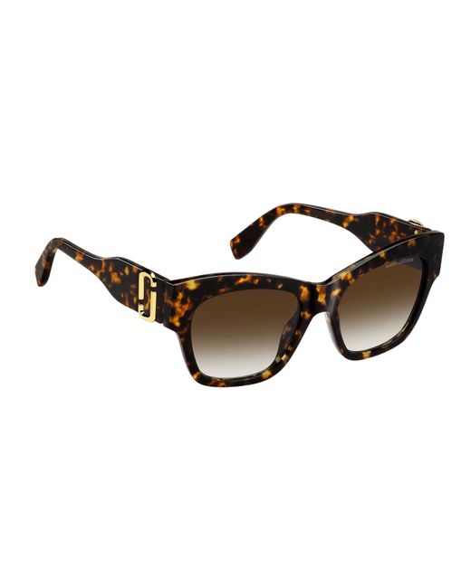 Marc Jacobs Brown Round Sunglasses