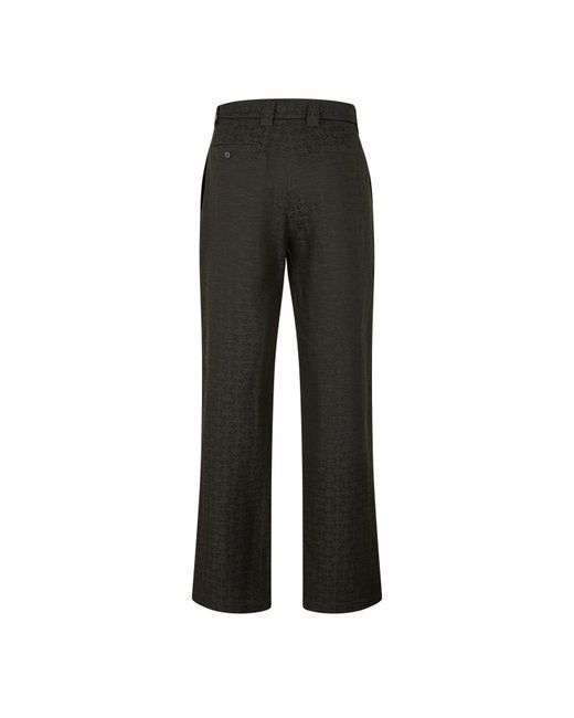Givenchy Black Monogram Jacquard Trousers for men