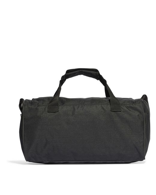 Adidas Black Essentials Linear Duffle Bag Small