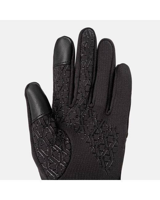 ARCTIC ARMY Black Polar Grip Fleece Glove for men