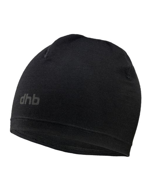 Dhb Black Merino Skull Cap