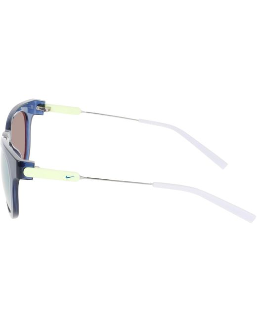 Nike Blue Essence Trend Oval Sunglasses