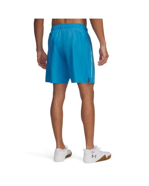 Under Armour Blue Ua Tech Woven Wordmark Shorts for men