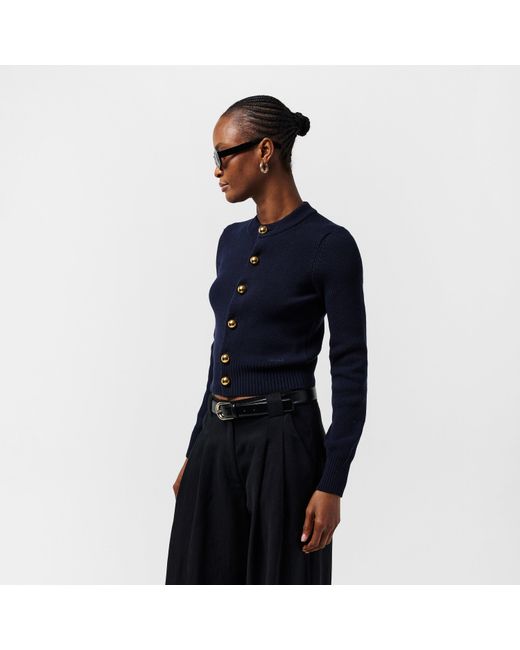AMI Blue Sailor Cardigan