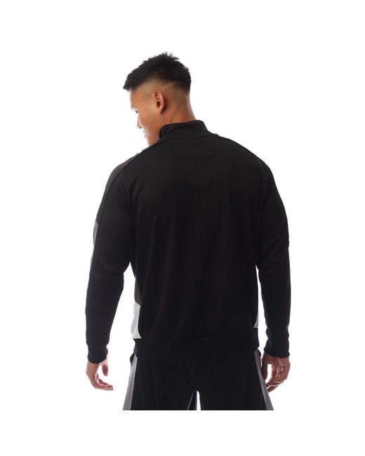 Sondico Black Tracksuit Top for men