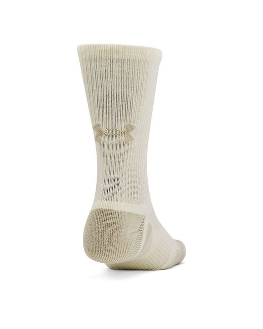 Under Armour Green Ua Performance Tech 3-Pack Crew Socks