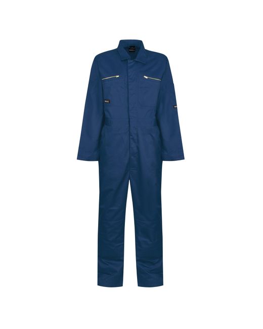 Regatta Blue Prozip Zip System Professional Overalls for men