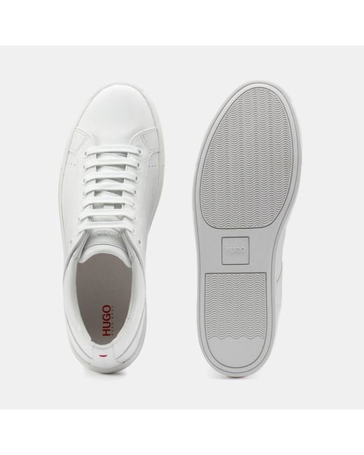 HUGO White Futurism Tenn Lt Low-Top Trainers for men