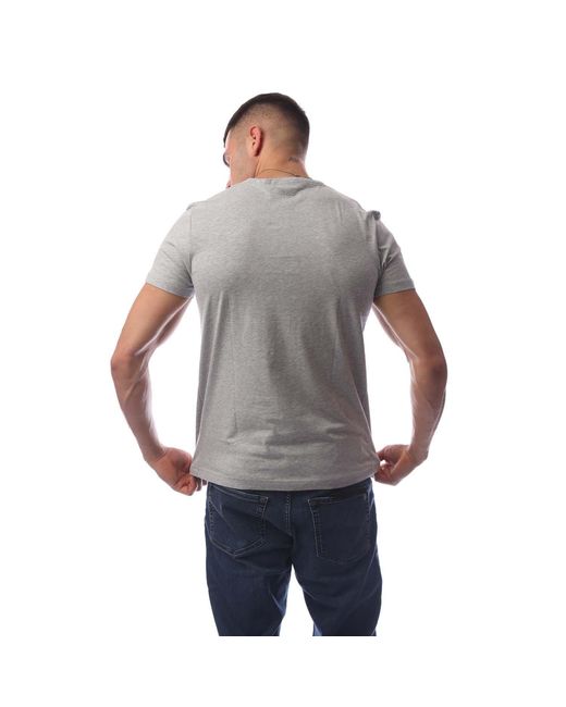 Boss Gray Teebo Regular Fit T-Shirt for men