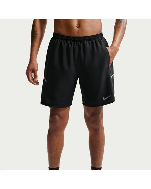Nike Black Miler 7 Performance Running Shorts for men