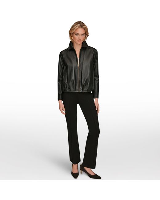Donna Karan Black Leather Jacket