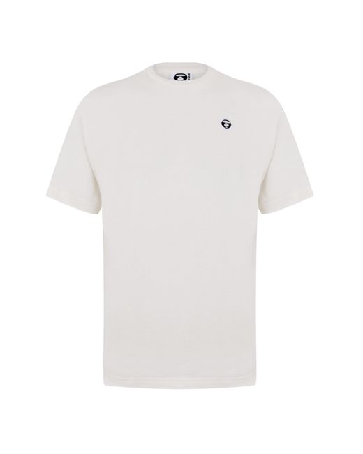 Aape White Logo Patch T-shirt for men