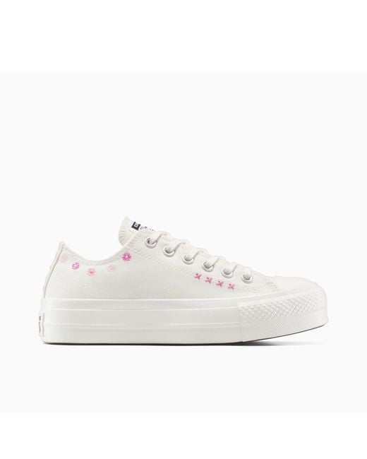 Converse White Chuck Taylor All Star Lif Canvas Trainers