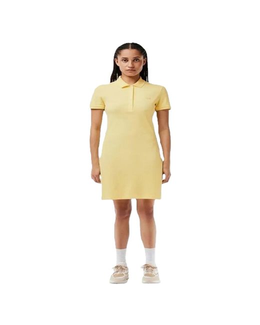 Lacoste Yellow Polo Dress