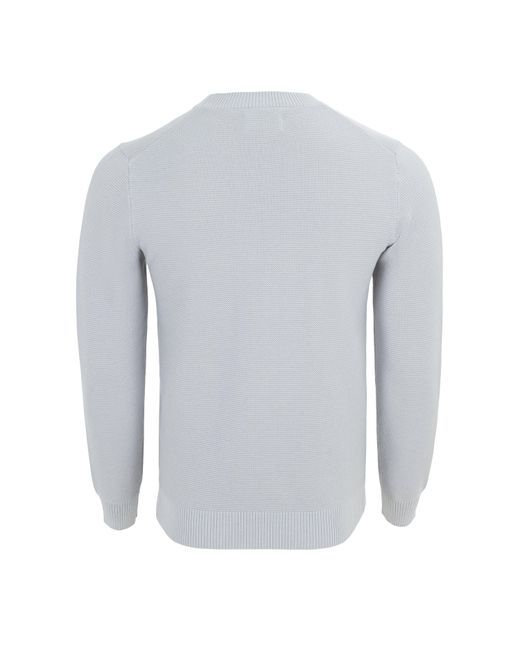 Firetrap Gray Crew Neck Jumper Knitted Pullover for men