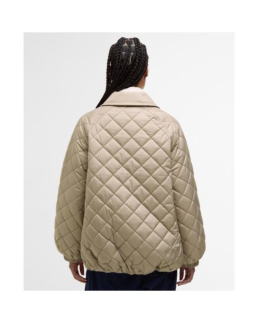 Barbour Natural Laoise Quilted Jacket
