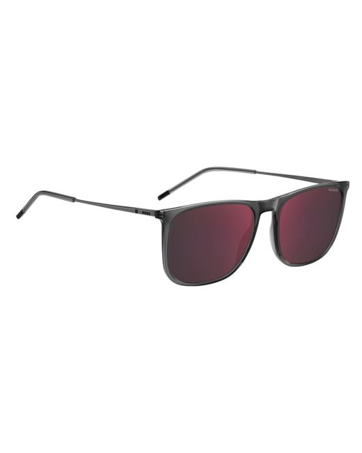 HUGO Brown Round Sunglasses for men