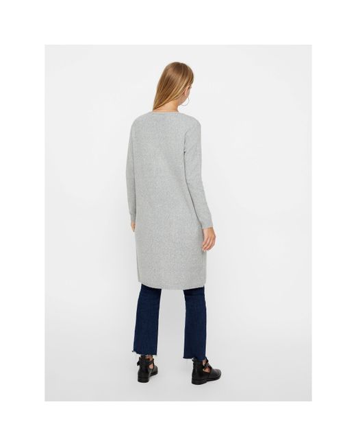 Vero Moda Gray Doffy Knitted Cardigan