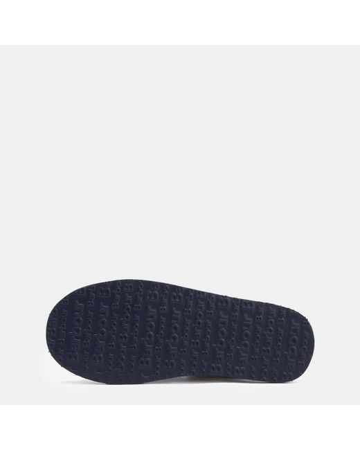 Barbour Blue Everitt Mule Slippers for men