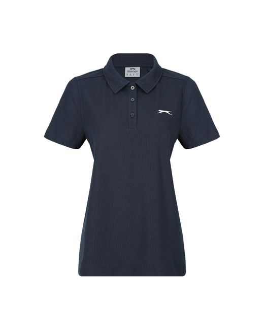 Slazenger 1881 Blue Pique Polo