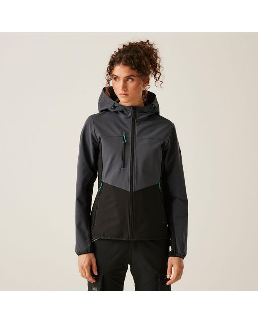 Regatta Black Ada Stretch Softshell Jacket