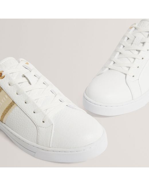 Ted Baker White Low-Top Trainers