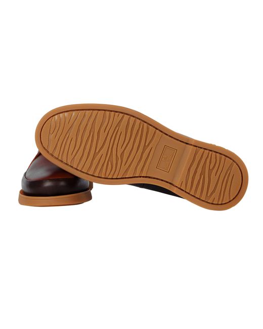 Paul Smith Brown Crane Leather Chukka Boots for men