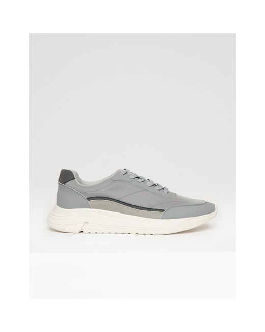 Threadbare White Ariba Trainer Casual Low-Top Trainers for men