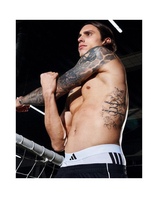 Adidas Black 2 Pack Brief for men