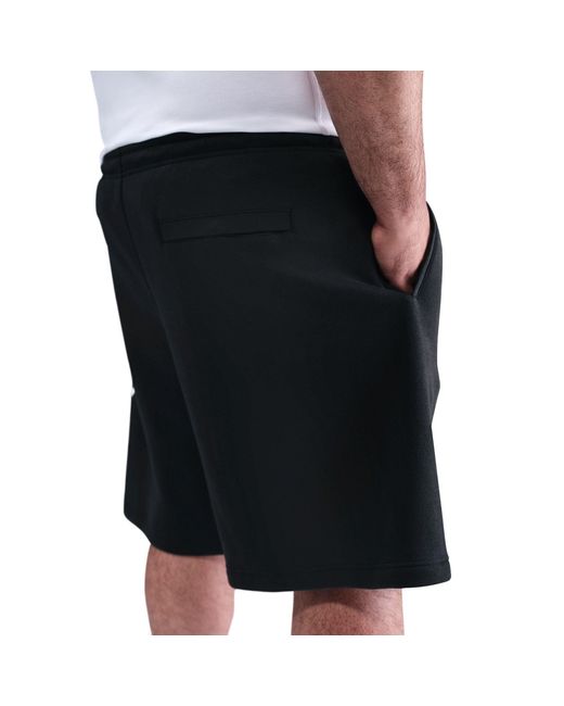 Nike Black Sportswear Club Graphic Shorts for men