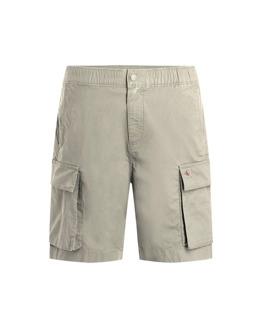 Calvin Klein Gray Washed Cargo Short for men
