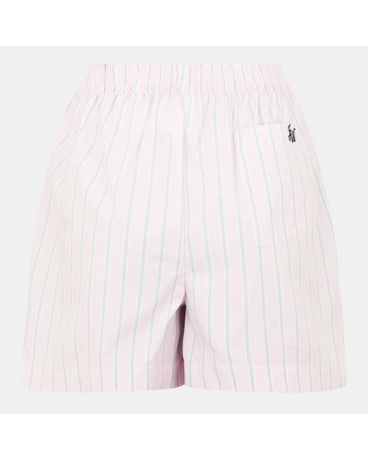 Jack Wills Pink Poplin Woven Tracksuit Shorts