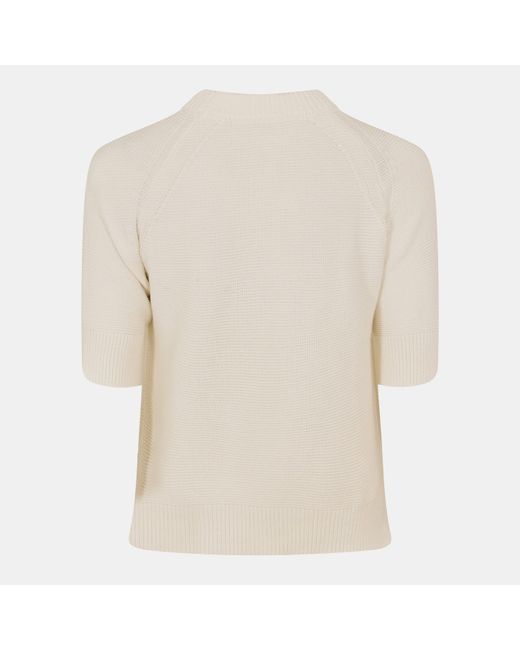 French Connection White Lily Mozart Crew Neck Jumper