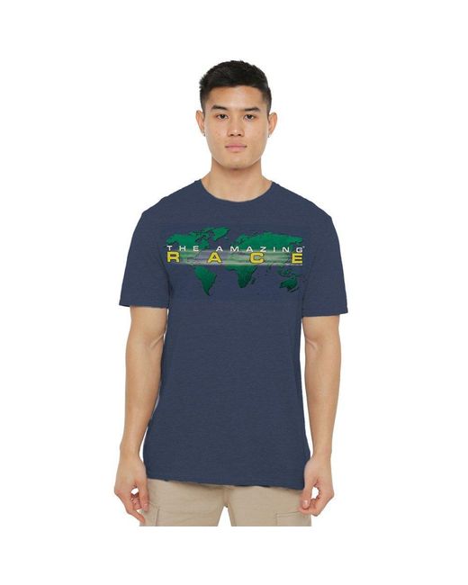Other Blue Amazing Race Around The World Adult Heather for men