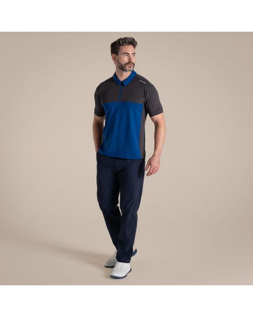 Craghoppers Blue Nosilife Santos Ii Golf Trousers for men