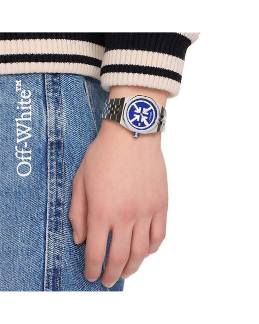 Off-White c/o Virgil Abloh Metallic No Grid Watch for men