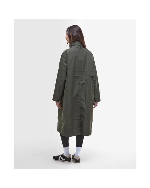 Barbour Gray Roxanna Showerproof Concealed Hood Long Sleeve Rain Anorak