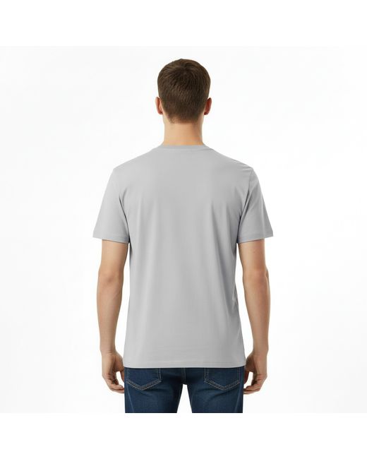 Calvin Klein Gray Ckj Woven Box Regular Fit T-Shirt for men