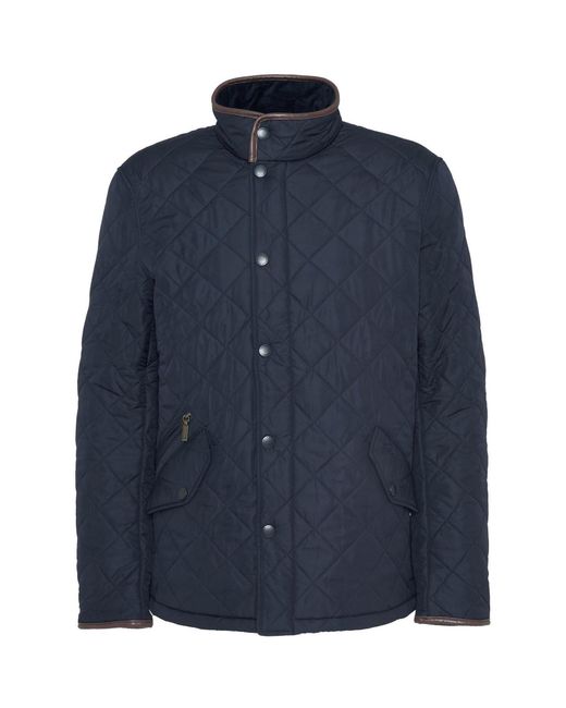 Barbour Blue Powell Jacket for men