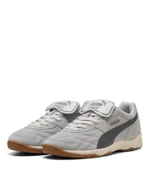 PUMA White King Indoor Suede Low-Top Trainers for men