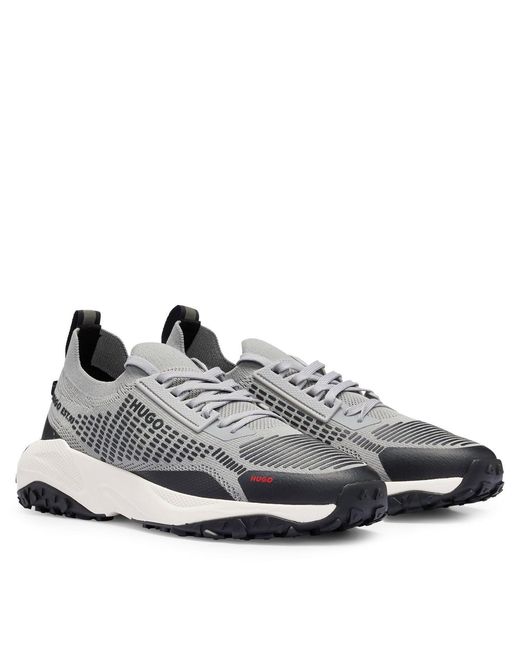HUGO Gray Go1St Trainers for men