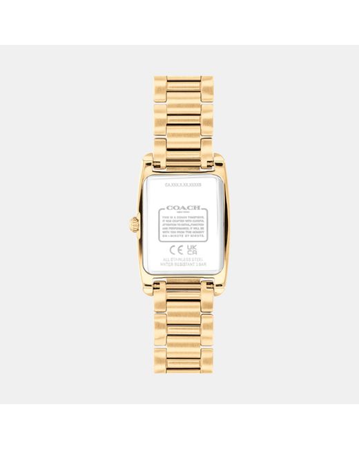 COACH Metallic Ladies Reese Bracelet Watch