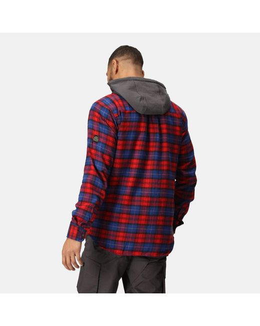 Regatta Red Siege Workwear Shirt Jacket for men