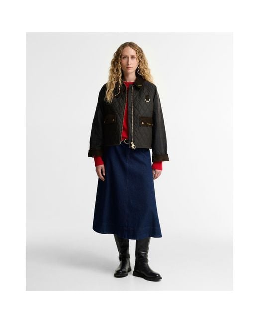 Barbour Black B.Li Qlt Spey Wax Ld64