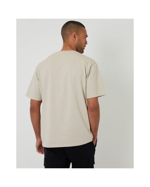 Threadbare Natural Ambrosia Regular Fit T-Shirt for men