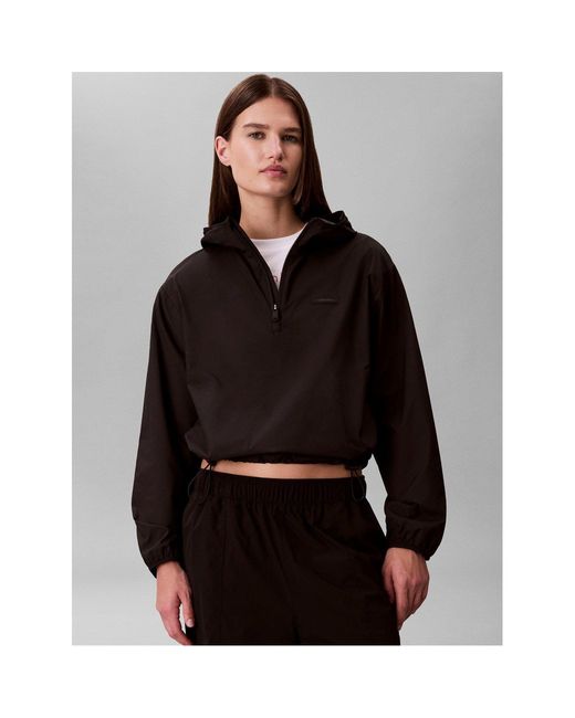 Calvin Klein Black Windbreaker