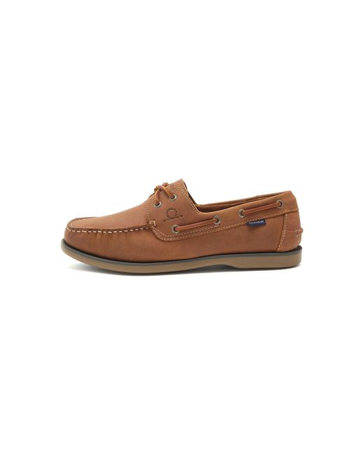 Chatham Brown Boat Shoes for men